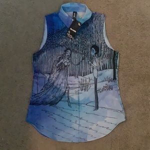 Blackmilk Corpse Bride business time shirt